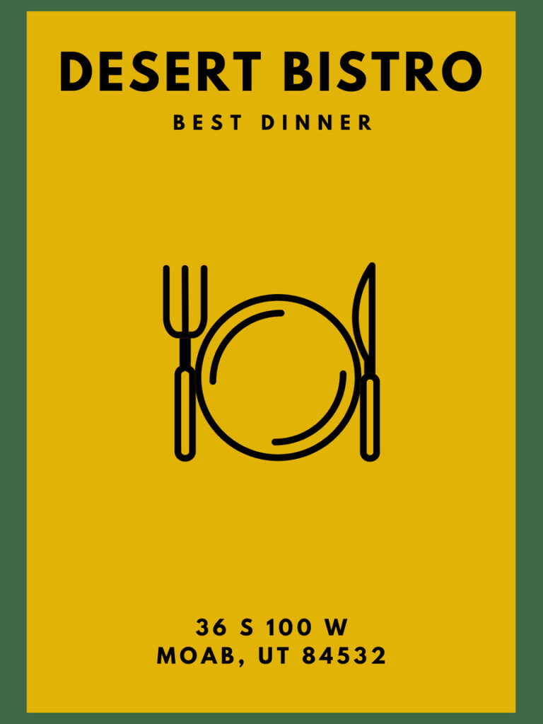 Desert Bistro - Best Dining in Moab